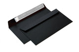 Briefumschlag ohne Fenster (Schwarz) DIN lang 114x229mm 120g/m² haftklebend (214A)