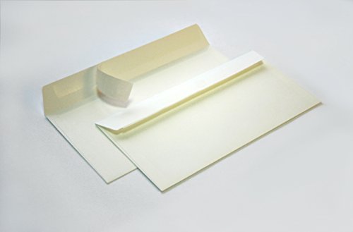 Briefumschlag mit Fenster (elfenbein) DIN lang 114x229mm 120g/m²haftklebend(2120AF)