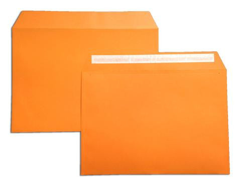 Briefumschlag ohne Fenster (orange) DIN C4 229 x 324 mm 120g/m² haftklebend (405A)