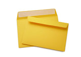 Briefumschlag mit Fenster (gelb) DIN C6 114x162mm  120g/m² haftklebend (504AF)