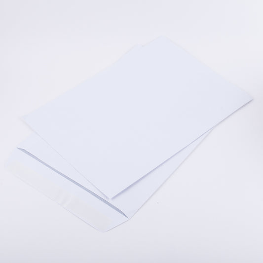 Versandtasche weiß ohne Fenster  DIN B4 (250x353mm) 100g/m² haftklebend (160106)