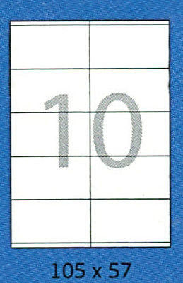 Etiketten - 10 St. pro A4 Blatt - Weiß(40105570)