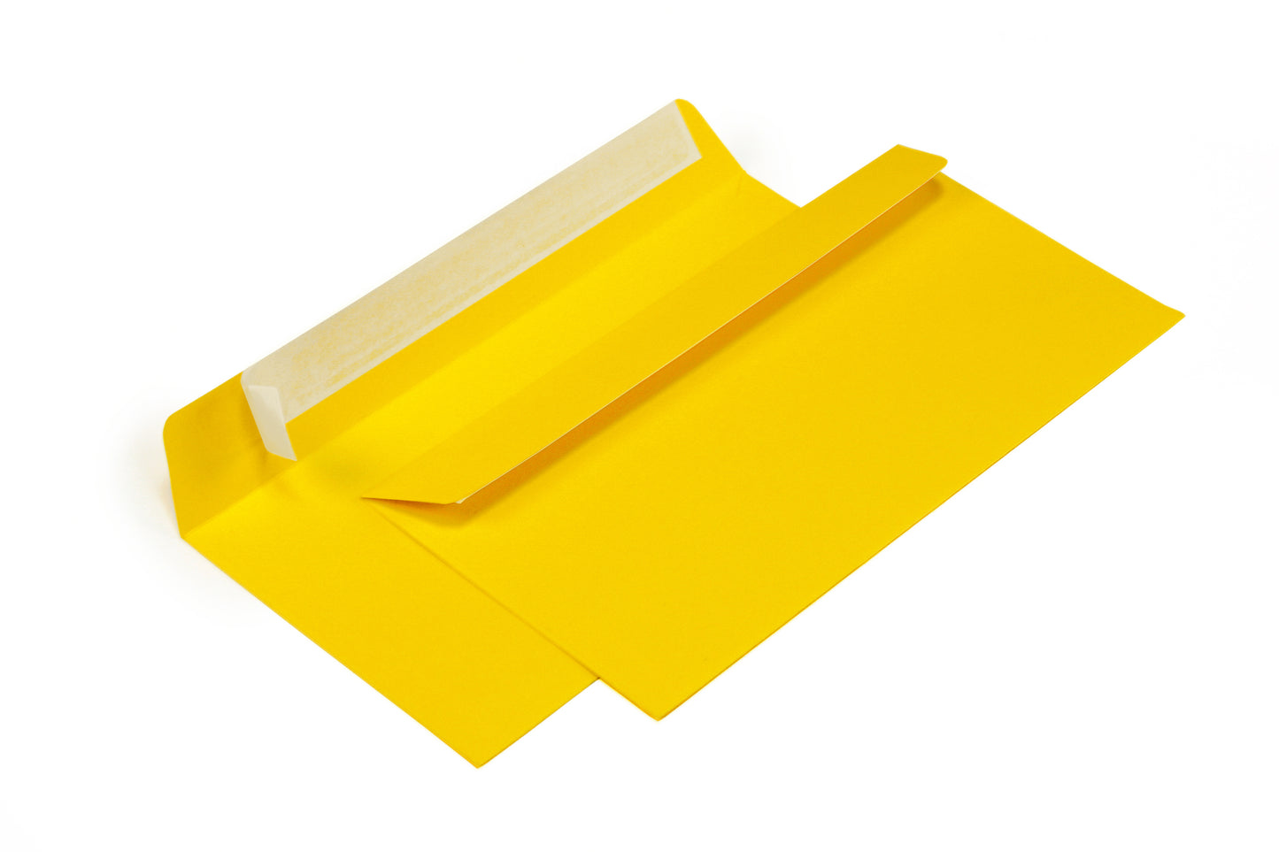 Briefumschlag ohne Fenster (Gelb) DIN lang114x229mm 120g/m² haftklebend (204A)