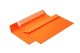 Briefumschlag mit Fenster (Orange) DIN lang  114x229mm 120g/m² haftklebend (205AF)