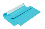 Briefumschlag mit Fenster (blau) DIN lang 114x229mm 120g/m² haftklebend (209AF)