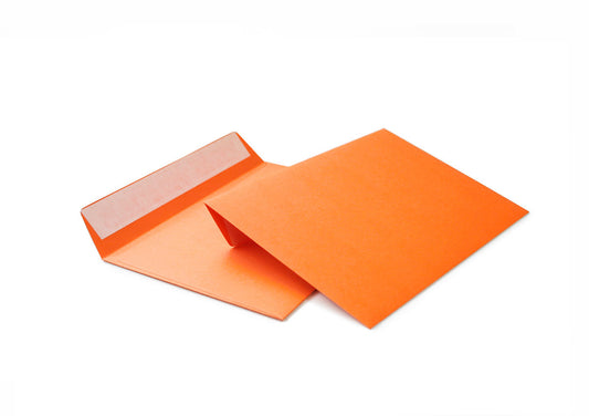 Briefumschlag ohne Fenster (ORANGE) DIN C6 114x162 mm 120g/m² haftklebend (505A)