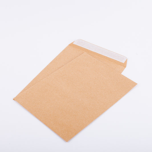 Versandtasche braun ohne Fenster DIN C5 (162x229mm) 90g/m² haftklebend (357707)