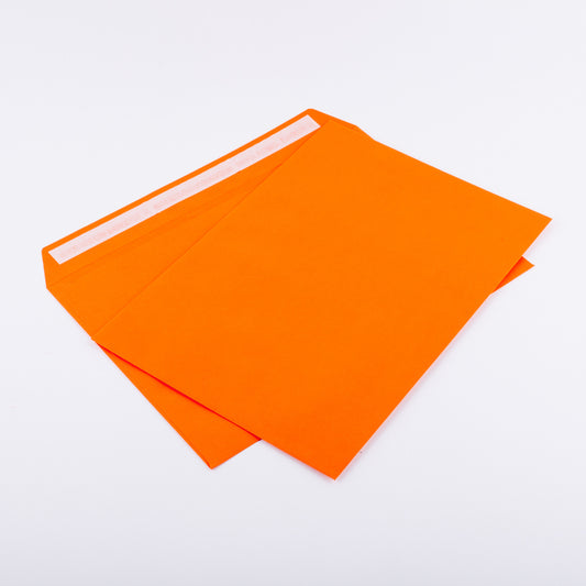 Briefumschlag ohne Fenster (orange) DIN C4 229 x 324 mm 120g/m² haftklebend (405A)