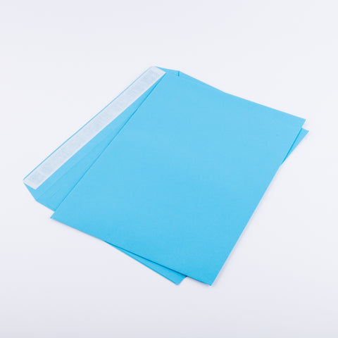 Briefumschlag ohne Fenster (blau) DIN C5162 x 229 mm 120g/m² haftlebend (309A)
