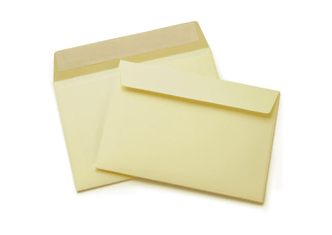 Briefumschlag ohne Fenster (Vanille) DIN C6 114x162 mm 120g/m² haftklebend (500A)