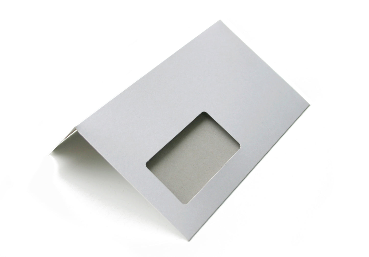 Medienversandverpackung weiß Vollpappe (PS.092) Din Lang mit Fenster für CD und Brief