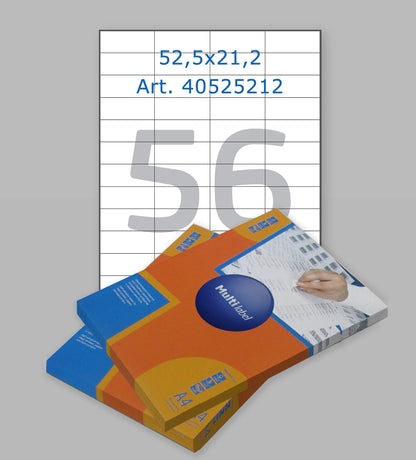 Etiketten - 56 St. pro A4 Blatt - Weiß(40525212)